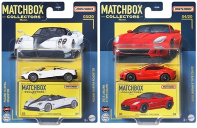 画像: 【仮予約】PRE-ORDER - 2022 MATCHBOX COLLECTORS　【"L"アソート 5種セット】日産 GT-R ニスモ/1982 ダットサン 280 ZX/1963 ホンダ T360/パガーニ ウアイラ ロードスター/2015 ジャガー Fタイプ クーペ (2月下旬入荷予定）(売り切れ後の予約不可）