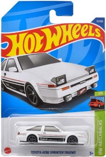 画像: 【トヨタ AE86 スプリンタートレノ (国内流通版/裏面日本語)】WHITE