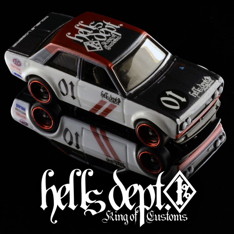 画像: HELLS DEPT 2022 - DOUBLE LOSER[S] 【"HELLS-510" '71 DATSUN 510 (カスタム完成品）】GRAY-WHITE/RR （送料サービス適用外）