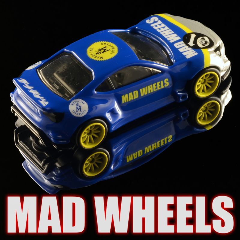 画像: MAD WHEELS (マッドホイール） 【"DUCKHAMS LIKE" PANDEM SUBARU BRZ(カスタム完成品）】BLUE/RR （送料サービス適用外） 