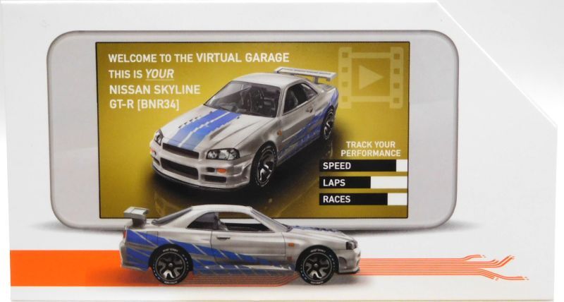 画像: 2022 HOT WHEELS id 【"FAST & FURIOUS" NISSAN SKYLINE GT-R [BNR34]】 ZAMAC/ID(予約不可）（お一人様一点まで）