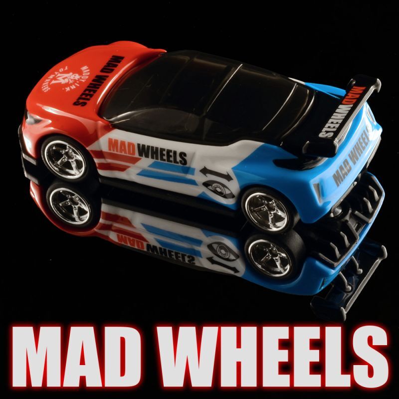 画像: MAD WHEELS (マッドホイール） 【"BRE LIKE" NISSAN LEAF NISMO RC_02(カスタム完成品）】RED-WHITE-LT.BLUE/RR （送料サービス適用外） 
