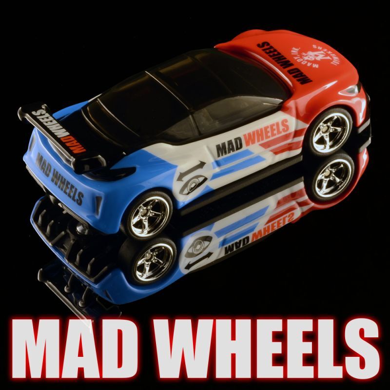 画像: MAD WHEELS (マッドホイール） 【"BRE LIKE" NISSAN LEAF NISMO RC_02(カスタム完成品）】RED-WHITE-LT.BLUE/RR （送料サービス適用外） 