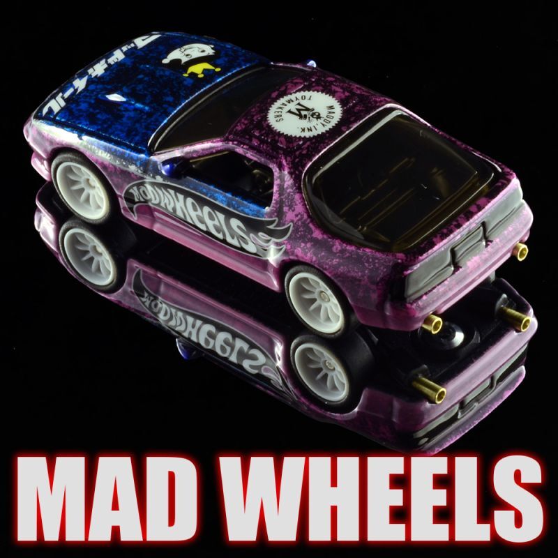 画像: MAD WHEELS (マッドホイール） 【"AMEMIYA LIKE" '89 MAZDA SAVANNA RX-7 FC3S(カスタム完成品）】PURPLE/RR （送料サービス適用外） 