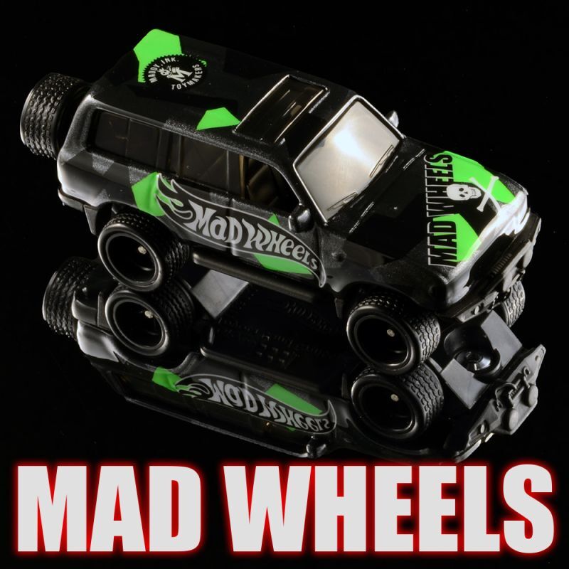 画像: MAD WHEELS (マッドホイール） 【"NEON" TOYOTA LAND CRUISER 80(カスタム完成品）】GRAY CAMO/RR （送料サービス適用外） 