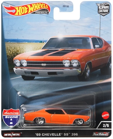 画像: 2022 HW CAR CULTURE "AMERICAN SCENE" 【'69 CHEVELLE SS 396】ORANGE/RR