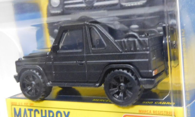 画像: 2021 MATCHBOX COLLECTORS　【MERCEDES-BENZ G 500 CABRIO】FLAT BLACK/RR (予約不可）