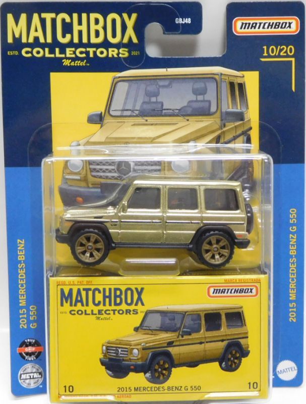 画像1: 2021 MATCHBOX COLLECTORS　【2015 MERCEDES-BENZ G 550】GOLD/RR (予約不可）