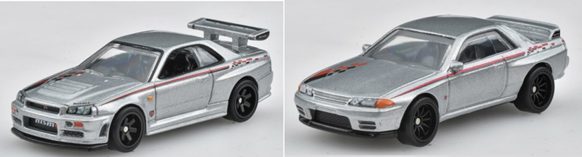 画像: 2022 HW CAR CULTURE "PREMIUM 2PACK" 【"NISMO" NISSAN SKYLINE GT-R(BNR32)/(BNR34)】SILVER/RR