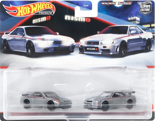 画像: 2022 HW CAR CULTURE "PREMIUM 2PACK" 【"NISMO" NISSAN SKYLINE GT-R(BNR32)/(BNR34)】SILVER/RR