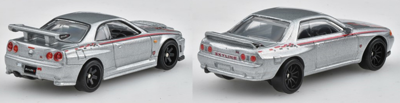 画像: 2022 HW CAR CULTURE "PREMIUM 2PACK" 【"NISMO" NISSAN SKYLINE GT-R(BNR32)/(BNR34)】SILVER/RR