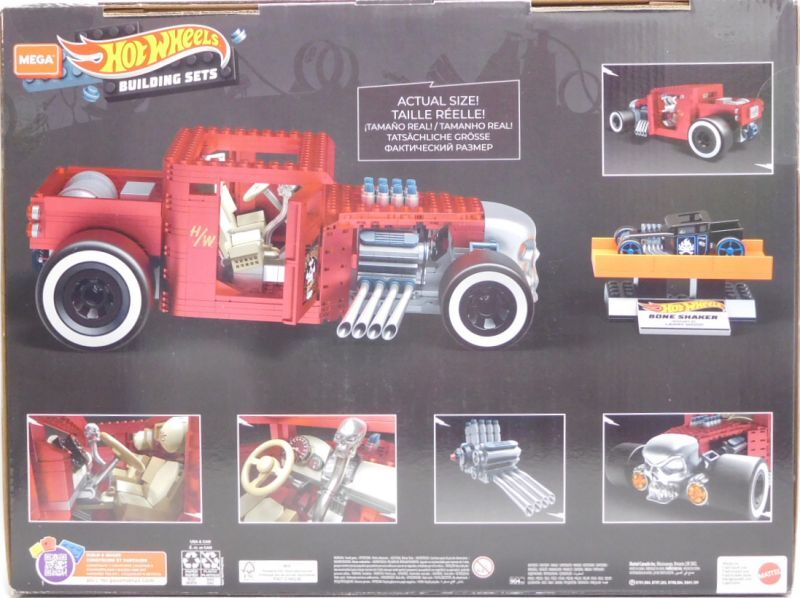 画像: 【US版】2022 MEGA x HOT WHEELS BUILDING SETS【BONE SHAKER】BLACK-BRICK