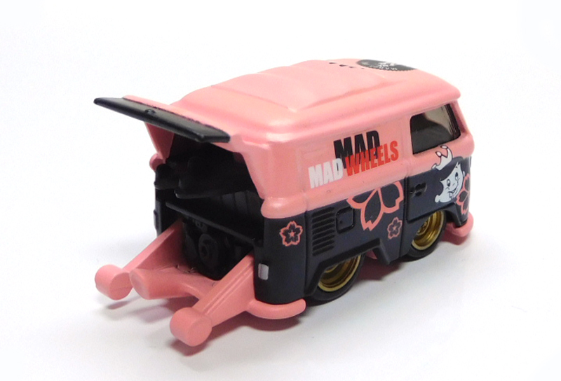 画像: MAD WHEELS (マッドホイール） 【"春限定" KOOL KOMBI (カスタム完成品）】FLAT PINK-BLACK/RR （送料サービス適用外） 