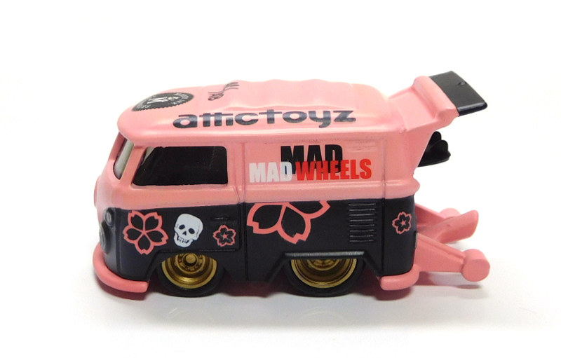 画像: MAD WHEELS (マッドホイール） 【"春限定" KOOL KOMBI (カスタム完成品）】FLAT PINK-BLACK/RR （送料サービス適用外） 