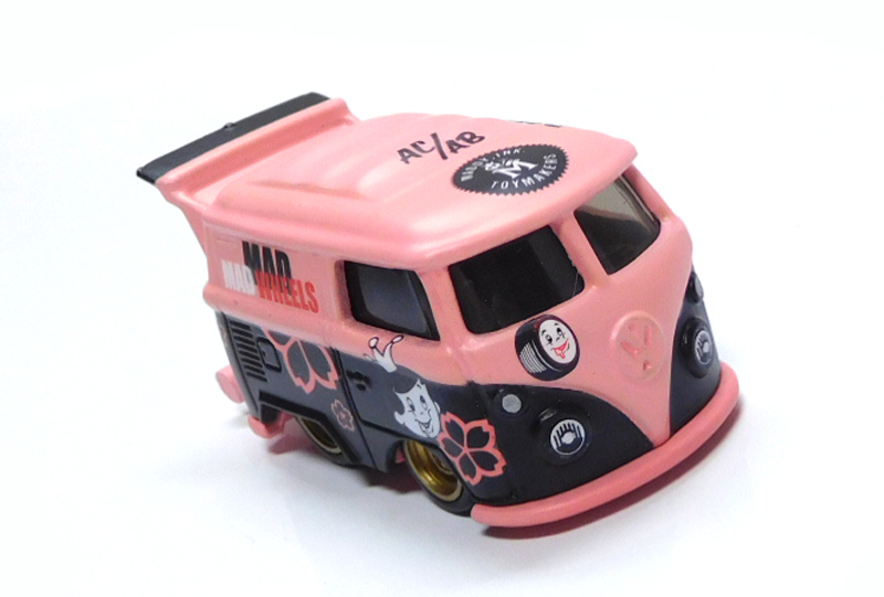 画像: MAD WHEELS (マッドホイール） 【"春限定" KOOL KOMBI (カスタム完成品）】FLAT PINK-BLACK/RR （送料サービス適用外） 