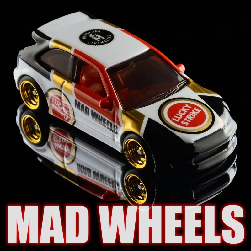 画像: MAD WHEELS (マッドホイール） 【"LUCKYSTRIKE EK" '99 HONDA CIVIC TYPE R (EK9) (カスタム完成品）】 GREEN-GRAY/RR （送料サービス適用外） 