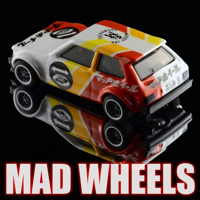 画像: MAD WHEELS (マッドホイール） 【"TOYOTA-WORKS KP61" '81 TOYOTA STARLET KP61 (カスタム完成品）】 WHITE/RR （送料サービス適用外） 