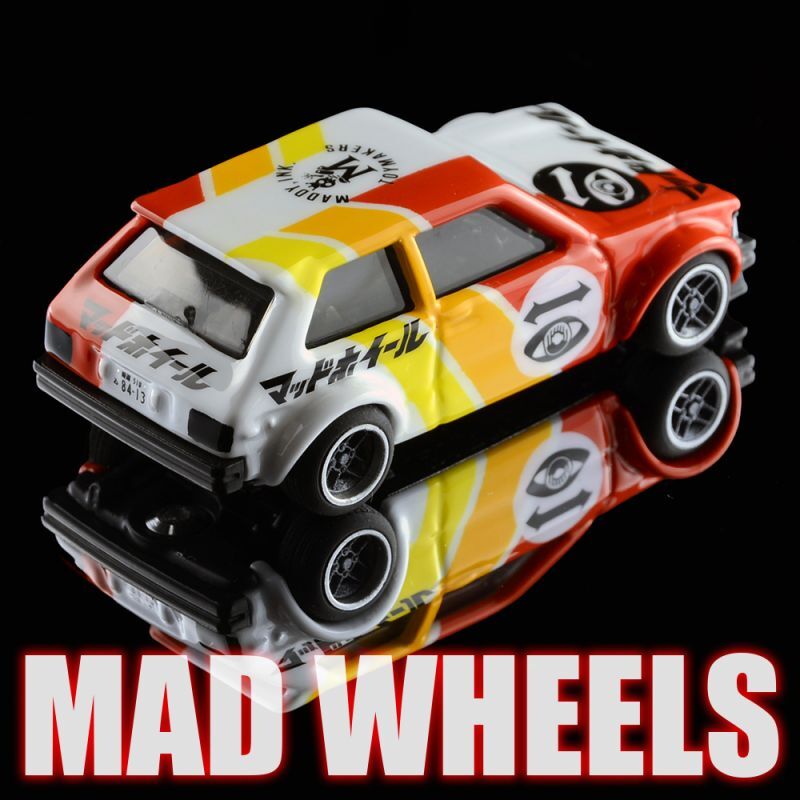 画像: MAD WHEELS (マッドホイール） 【"TOYOTA-WORKS KP61" '81 TOYOTA STARLET KP61 (カスタム完成品）】 WHITE/RR （送料サービス適用外） 