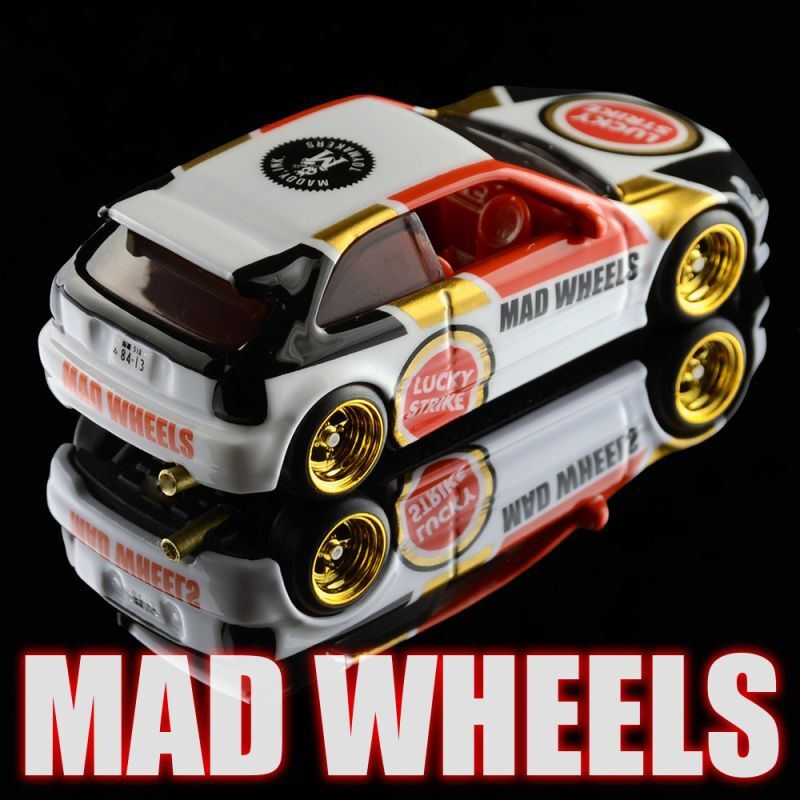 画像: MAD WHEELS (マッドホイール） 【"LUCKYSTRIKE EK" '99 HONDA CIVIC TYPE R (EK9) (カスタム完成品）】 GREEN-GRAY/RR （送料サービス適用外） 