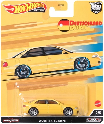 画像: 2022 HW CAR CULTURE "DEUTSCHLAND DESIGN" 【AUDI S4 quattro】YELLOW/RR