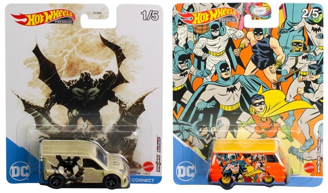 画像: 2022 POP CULTURE "BATMAN" 【Pアソート 5種セット】'09 CUSTOM FORD TRANSIT CONNECT/'66 DODGE A100/MBK VAN/LAND ROVER DEFENDER 110 HARDTOP/HAULIN' GAS