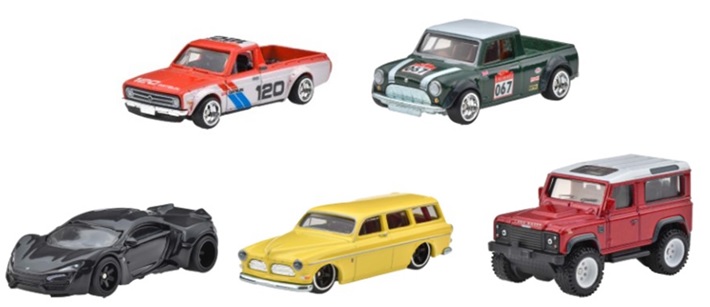 画像: 2022 HW BOULEVARD 【Kアソート　5種セット】'75 BRE DATSUN SUNNY TRUCK (B120)/'67 AUSTIN MINI PICKUP/LYKAN HYPERSPORT/VOLVO P220 AMAZON ESTATE/LAND ROVER DEFENDER 90