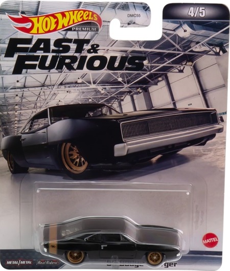 画像: 【仮予約】PRE-ORDER -  2022 RETRO ENTERTAINMENT "FAST & FURIOUS" 【'68 DODGE CHARGER】FLAT BLACK/RR (6月中旬入荷予定）