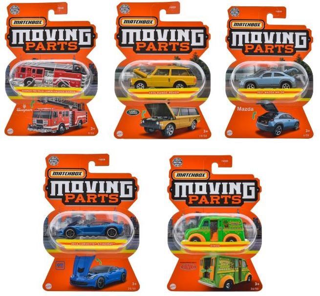 画像: 【仮予約】PRE-ORDER - 【2022 MATCHBOX MOVING PARTS　"C"アソート 8個入り】2021 マツダ MX-30(x2)/シーグレーブ ファイア トラック(x2)/1975 レンジローバー(x2)/ディブコ/2016 コルベット スティングレイ(6月下旬入荷予定）