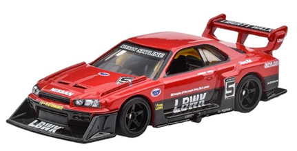 画像: 2022 HW CAR CULTURE "MOUNTAIN DRIFTERS" 【LB-ER34 SUPER SILHOUETTE NISSAN SKYLINE】RED/RR