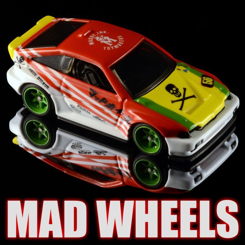 画像: MAD WHEELS (マッドホイール） 【"Gun Boy CR-X" 1985 HONDA CR-X(カスタム完成品）】 RED-WHITE/RR （送料サービス適用外） 