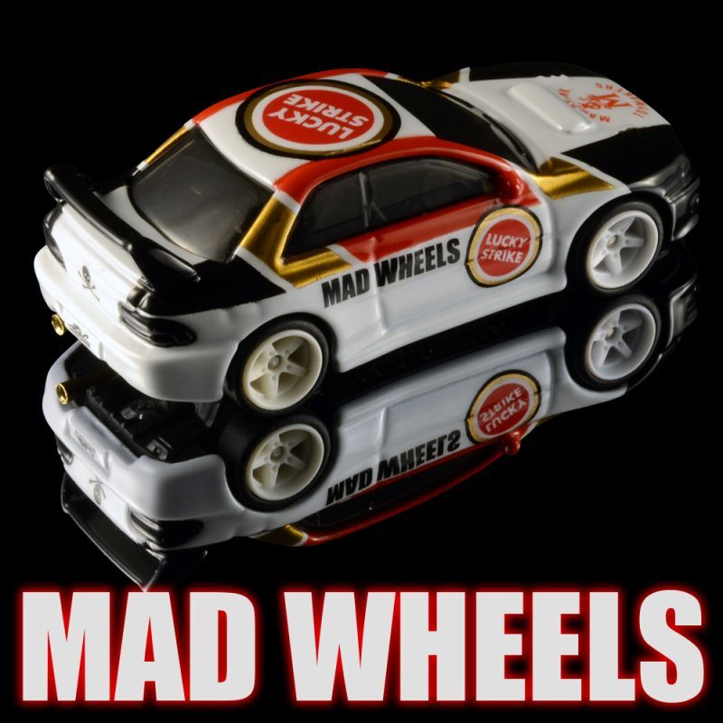 画像: MAD WHEELS (マッドホイール） 【"LuckyStrike 22B" '98 SUBARU IMPREZA 22B STi-VERSION (カスタム完成品）】 WHITE-BLACK-RED/RR （送料サービス適用外） 