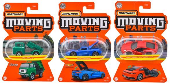 画像: 【仮予約】PRE-ORDER - 【2022 MATCHBOX MOVING PARTS　"D"アソート 8個入り】トヨタ FJ クルーザー/2016 BMW i8/サンスター ヘンリー J ギャッサー/1950 シボレー サバーバン/2020 ポルシェ 911 カレラ 4S/2020 シボレー コルベット C8(x2)/1961 ジープ FC-150(7月下旬入荷予定）