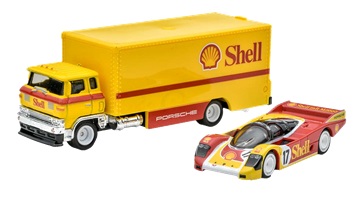 画像: 【送料無料】HW CAR CULTURE - 2022 TEAM TRANSPORT 【Rアソート (4個入り）】LB-ER34 スーパーシルエット 日産 スカイライン/'72 プリムス クーダ FC/ポルシェ 962(SHELL)(x2個)