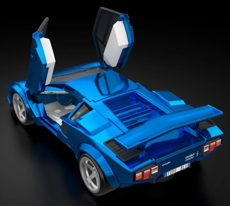 画像: 2022 RLC sELECTIONs 【'82 LAMBORGHINI COUNTACH LP-500 S  (ドア開封タイプ）】  SPEC.ICE BLUE/RR