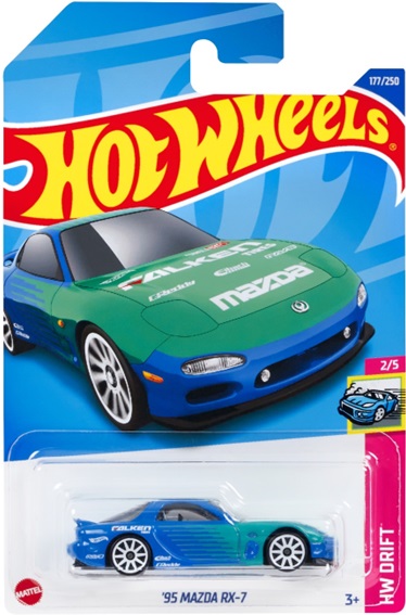 画像: 【'95 マツダ RX-7 (FALKEN) (国内流通版/裏面日本語)】BLUE-GREEN