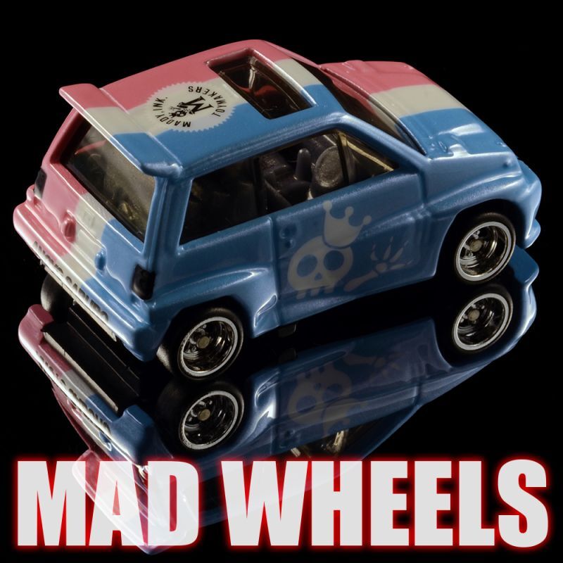 画像: MAD WHEELS (マッドホイール） 【"Courrèges CITY" 85 HONDA CITY TURBO II (カスタム完成品）】 PINK-WHITE-LT.BLUE/RR （送料サービス適用外） 