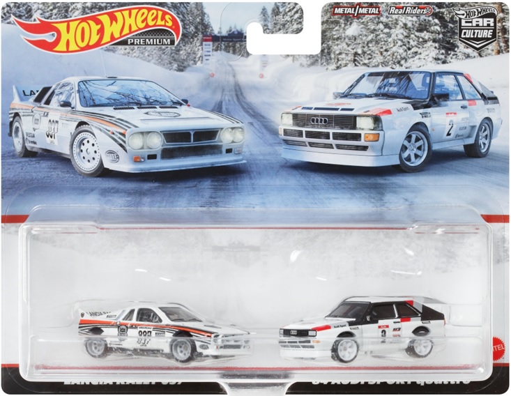 画像: 2022 HW CAR CULTURE "PREMIUM 2PACK" 【ランチア ラリー 037 / '84 アウディ スポーツ クワトロ】WHITE/RR