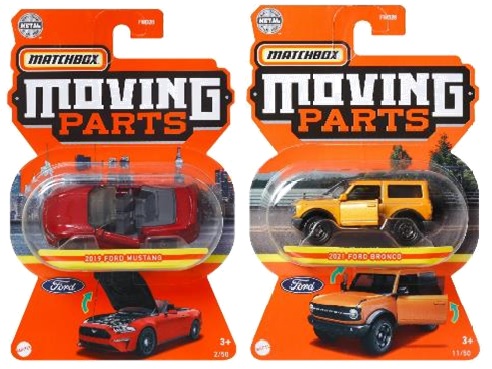 画像: 【仮予約】PRE-ORDER - 【2022 MATCHBOX MOVING PARTS　"E"アソート 8個入り】2021 フォード ブロンコ/1975 三菱 ランサー セレステ/1978 スバル ブラット/2019 フォード マスタング/1964 ポンティアック グランプリ/2006 フォード クラウン ヴィクトリア/2018 ランドローバー ヴォーグ SE(9月下旬入荷予定）