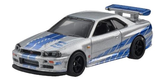 画像: 2022 RETRO ENTERTAINMENT 【"FAST & FURIOUS" NISSAN SKYLINE GT-R (BNR34)】SILVER/RR