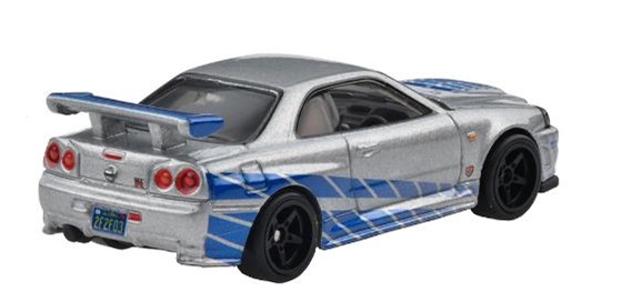 画像: 2022 RETRO ENTERTAINMENT 【"FAST & FURIOUS" NISSAN SKYLINE GT-R (BNR34)】SILVER/RR