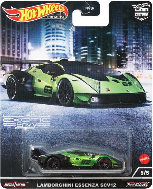 画像: 2022 HW CAR CULTURE "EXOTIV ENVY" 【LAMBORGHINI ESSENZA SCV12】GREEN/RR