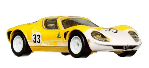 画像: 2022 HW CAR CULTURE "EXOTIV ENVY" 【'69 ALFA ROMEO 33 STRADALE】YELLOW/RR