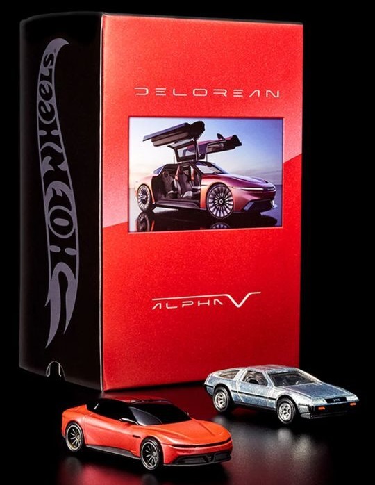 画像: 2022 RLC EXCLUSIVE "Hot Wheels x DeLorean" 【DMC-12 & ALPHA5 COLLECTOR SET】  ZAMAC/RED/RR