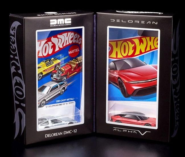 画像: 2022 RLC EXCLUSIVE "Hot Wheels x DeLorean" 【DMC-12 & ALPHA5 COLLECTOR SET】  ZAMAC/RED/RR