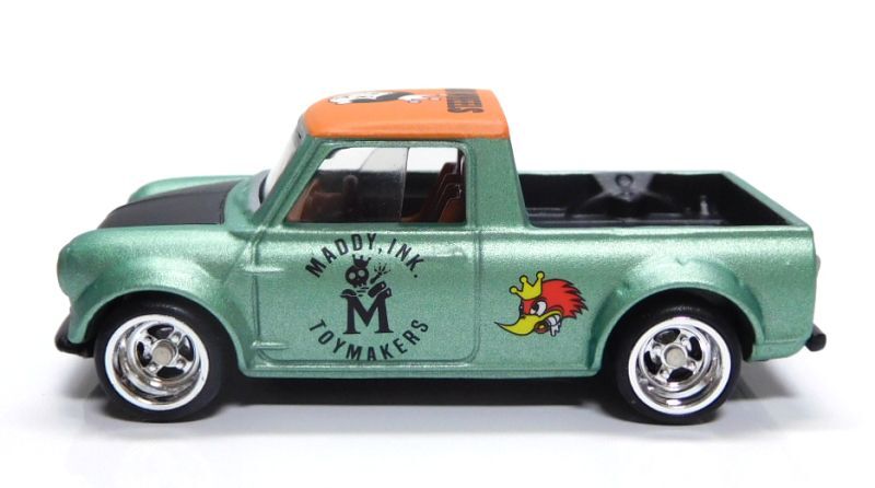 画像: MAD WHEELS (マッドホイール） 【'67 AUSTIN MINI PICKUP (カスタム完成品）】PEARL GREEN/RR （送料サービス適用外） 