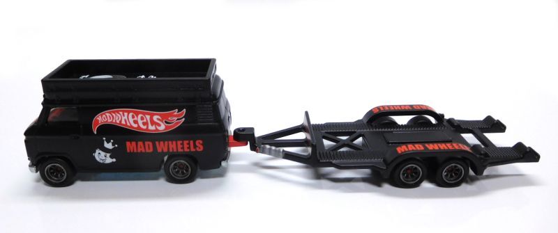 画像: MAD WHEELS (マッドホイール） 【FORD RALLY VAN & TRAILER SET(カスタム完成品）】FLAT BLACK/RR （送料サービス適用外） 