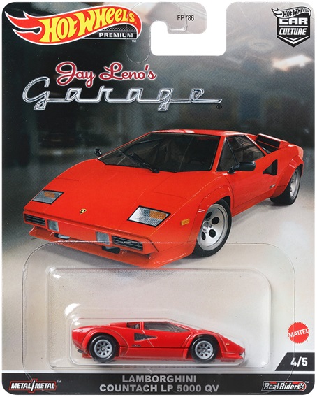 画像: 2022 HW CAR CULTURE "JAY LENO'S GARAGE" 【LAMBORGHINI COUNTACH LP 5000QV】RED/RR