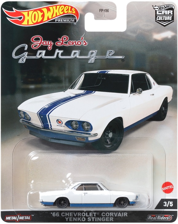 画像: 2022 HW CAR CULTURE "JAY LENO'S GARAGE" 【'66 CHEVROLET CORVAIR YENKO STINGER】WHITE/RR