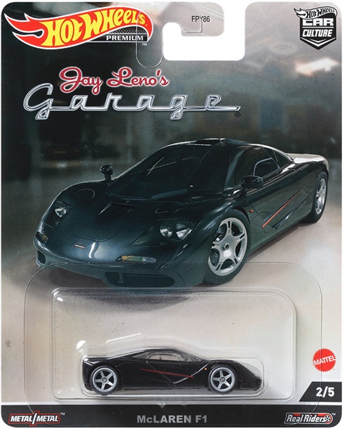 画像1: 2022 HW CAR CULTURE "JAY LENO'S GARAGE" 【McLAREN F1】BLACK/RR