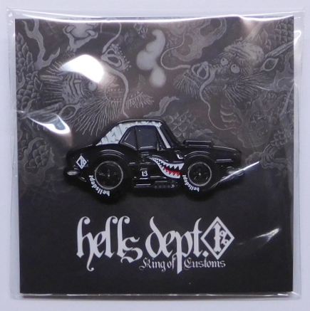 画像: 【限定BLACKバージョン】HELLS DEPT x FUNKASTOK MOTORS 【SHARK CAMARO ピンズ 】BLACK（送料サービス適用外）